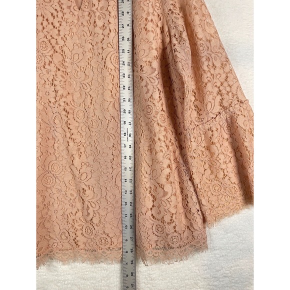 JM Collection Woman size 1X Long Sleeve Blouse, Beautiful overlay!! - Picture 9 of 9